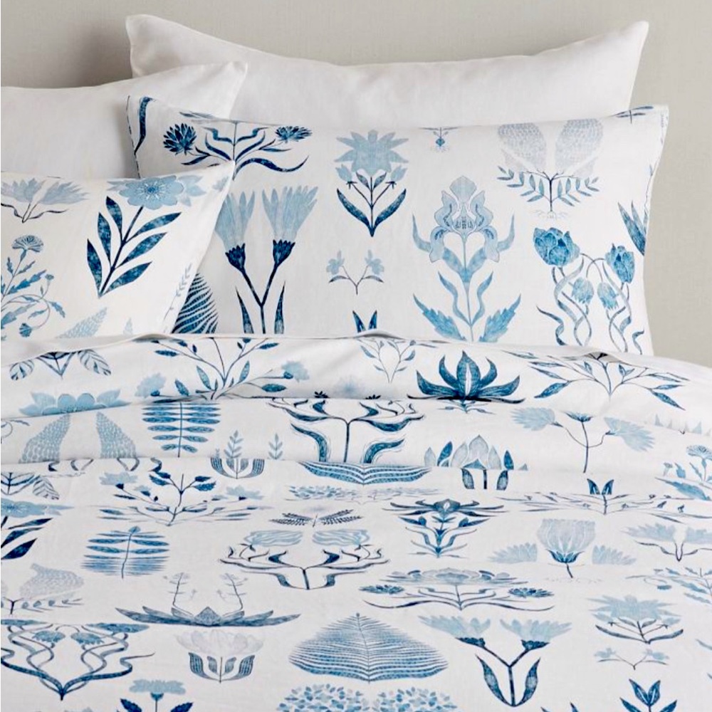 Rejuvenation Eden Duvet with Organic Belgian Linen, King